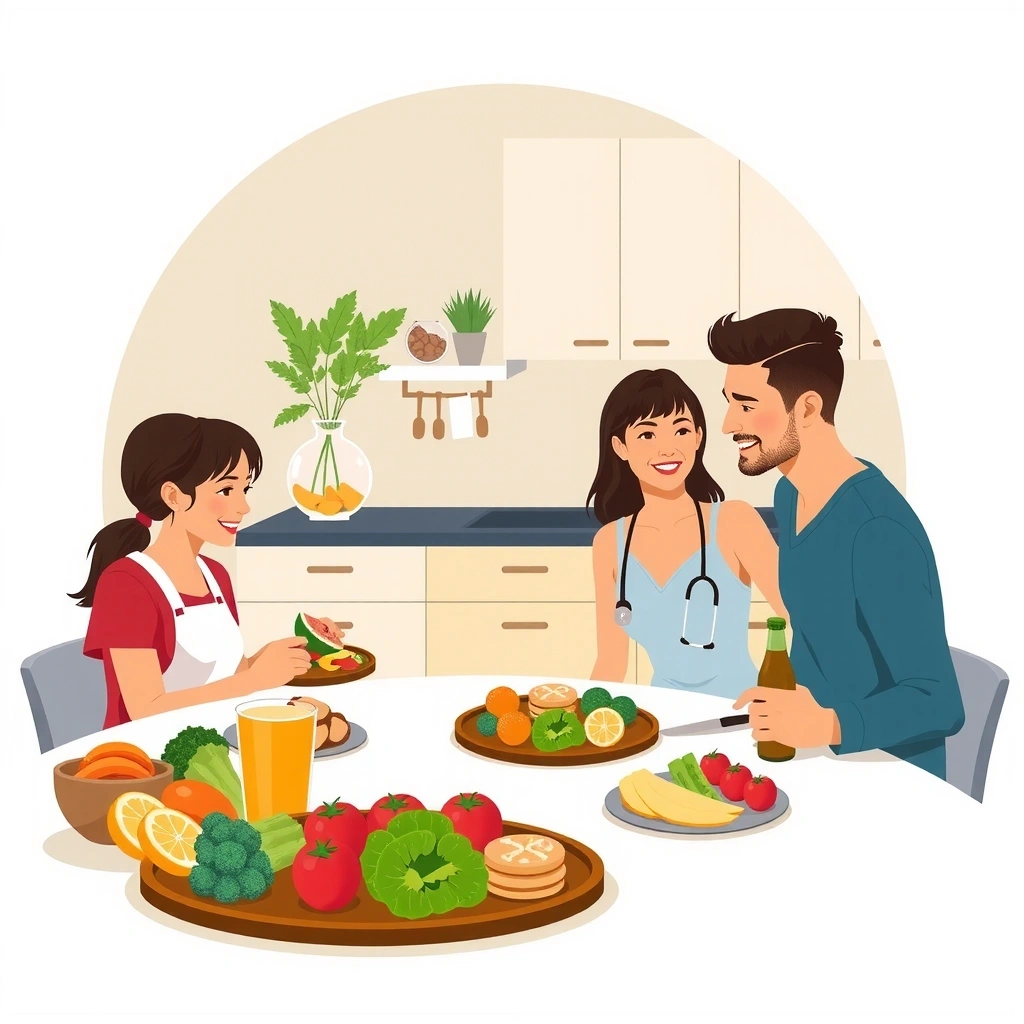 Amélioration équilibre alimentaire - famille